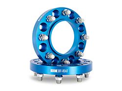 1.25-Inch Wheel Spacers; Blue (11-26 Silverado 3500 HD SRW)