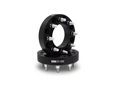 Borne Off-Road 1.50-Inch Wheel Spacer Adapters; 8x165.1 to 8x180 (01-10 Silverado 3500 HD SRW)
