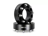 2-Inch Wheel Spacers; Black (11-26 Silverado 3500 HD SRW)