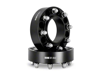 Borne Off-Road 2-Inch Wheel Spacers; Black (11-24 Silverado 3500 HD)