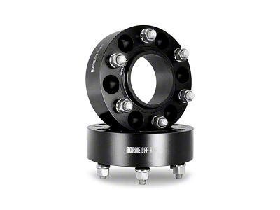 Borne Off-Road 1.50-Inch Wheel Spacers; Black (07-25 Tahoe)