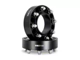 1-Inch Wheel Spacers; Black (07-26 Yukon)