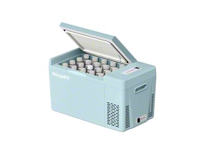 BougeRV 12V 23-Quart Portable Fridge; Mint Green