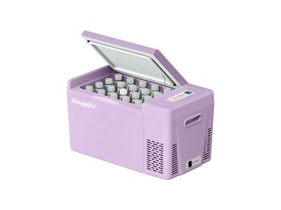 BougeRV 12V 23-Quart Portable Fridge; Purple