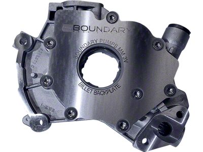 Boundary Racing Pumps Billet Oil Pump with Steel Back Plate (99-15 V8 F-150)