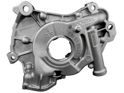 Boundary Racing Pumps Billet Oil Pump with Billet Back Plate; Standard Heat Treated (11-17 5.0L F-150)