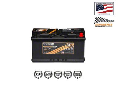 Braille Battery Endurance AGM Battery; Group Size B49-H8-L5 (15-22 Colorado)