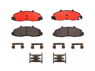 Brembo NAO Ceramic Brake Pads; Front Pair (97-03 5-Lug F-150)