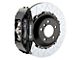 Brembo GT Series 4-Piston Front Big Brake Kit with 14-Inch 2-Piece Type 3 Slotted Rotors; Black Calipers (97-03 4WD F-150)