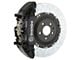 Brembo GT Series 6-Piston Front Big Brake Kit with 15-Inch Type 3 Slotted Rotors; Black Calipers (21-24 F-150 Raptor)