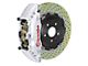 Brembo GT Series 6-Piston Front Big Brake Kit with 15-Inch 2-Piece Cross Drilled Rotors; Silver Calipers (21-24 F-150, Excluding Raptor)
