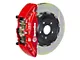 Brembo GT Series 6-Piston Front Big Brake Kit with 15-Inch 2-Piece Type 1 Slotted Rotors; Red Calipers (09-14 2WD F-150)