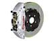 Brembo GT Series 6-Piston Front Big Brake Kit with 15-Inch 2-Piece Type 1 Slotted Rotors; Silver Calipers (10-14 F-150 Raptor)