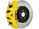 Brembo GT Series 8-Piston Front Big Brake Kit with 16.20-Inch 2-Piece Type 1 Slotted Rotors; Yellow Calipers (21-24 F-150, Excluding Raptor)