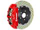 Brembo GT Series 8-Piston Front Big Brake Kit with 15-Inch 2-Piece Cross Drilled Rotors; Red Calipers (00-03 2WD F-150)