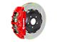 Brembo GT Series 8-Piston Front Big Brake Kit with 15-Inch 2-Piece Type 1 Slotted Rotors; Red Calipers (00-03 2WD F-150)