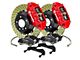 Brembo GT Series 4-Piston Rear Big Brake Kit with 15-Inch Cross Drilled Rotors; Red Calipers (2017 F-150 Raptor)