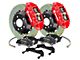 Brembo GT Series 4-Piston Rear Big Brake Kit with 15-Inch Type 1 Slotted Rotors; Red Calipers (2017 F-150 Raptor)