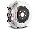 Brembo GT Series 6-Piston Front Big Brake Kit with Type 3 Slotted Rotors; Silver Calipers (07-18 Silverado 1500)
