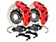 Brembo GT Series 8-Piston Front Big Brake Kit with 16.20-Inch Cross Drilled Rotors; Red Calipers (17-20 F-150 Raptor)