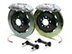 Brembo GT Series 4-Piston Rear Big Brake Kit with 2-Piece Slotted Rotors; Silver Calipers (07-13 Sierra 1500)