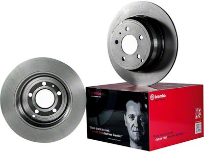 Brembo Vented 8-Lug Rotor; Rear (07-10 Sierra 3500 HD DRW)