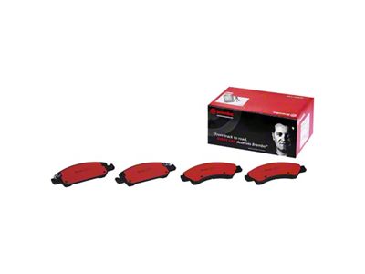 Brembo NAO Ceramic Brake Pads; Front Pair (07-18 Silverado 1500)