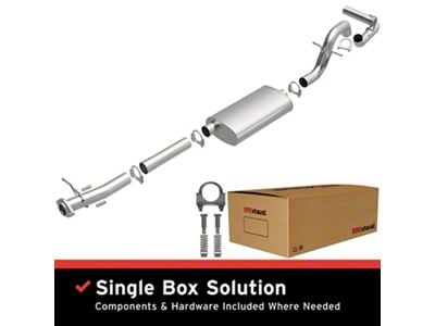 BRExhaust Direct-Fit Single Exhaust System; Side Exit (15-22 2.5L Canyon)