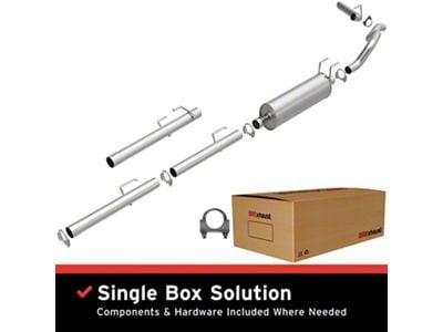 BRExhaust Direct-Fit Single Exhaust System; Side Exit (06-08 3.7L RAM 1500)