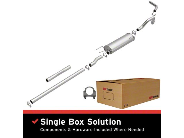 BRExhaust Cut-to-Fit Single Exhaust System; Side Exit (05-08 4.2L F-150)