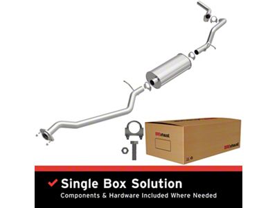 BRExhaust Direct-Fit Single Exhaust System; Side Exit (99-06 4.8L Silverado 1500)