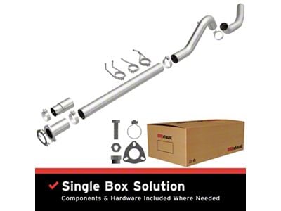 BRExhaust Direct-Fit Single Exhaust System; Side Exit (11-24 6.7L Powerstroke F-250 Super Duty)