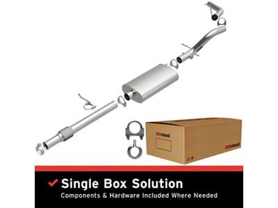 BRExhaust Direct-Fit Single Exhaust System; Side Exit (15-20 5.3L Tahoe)