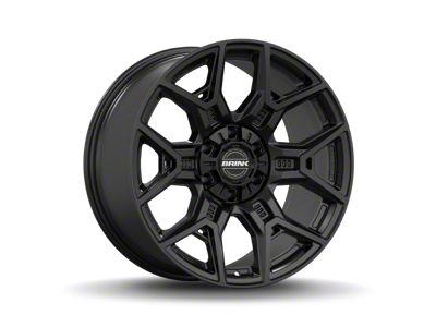 Brink Wheels Insurgent Nocturnal Black 6-Lug Wheel; 22x10; 12mm Offset (07-13 Sierra 1500)