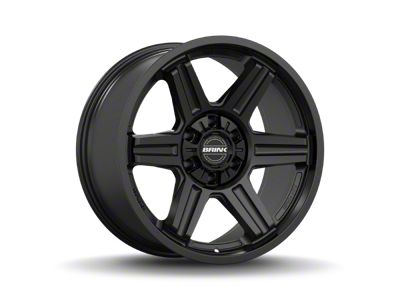 Brink Wheels Fang Nocturnal Black 6-Lug Wheel; 20x9; 18mm Offset (07-14 Yukon)
