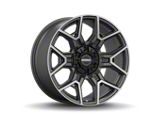 Brink Wheels Insurgent Smoke Machined Titanium 6-Lug Wheel; 20x9; 18mm Offset (07-14 Yukon)