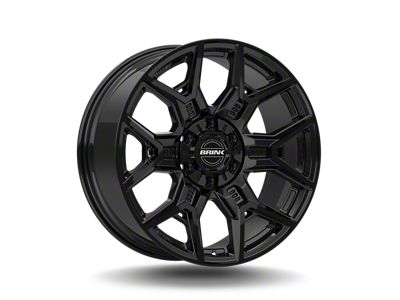 Brink Wheels Insurgent Piano Black 6-Lug Wheel; 20x9; 18mm Offset (14-18 Silverado 1500)