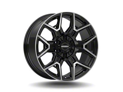 Brink Wheels Insurgent Machined Piano Black 6-Lug Wheel; 22x10; 30mm Offset (15-20 F-150)
