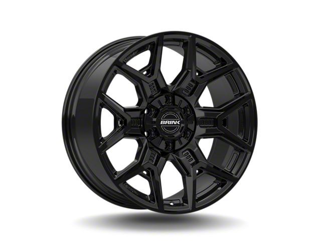 Brink Wheels Insurgent Piano Black 6-Lug Wheel; 24x10; 30mm Offset (15-20 Yukon)