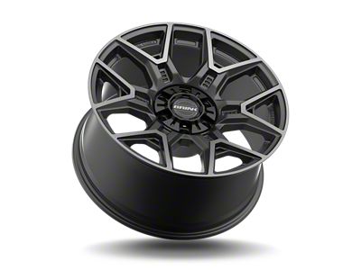 Brink Wheels Insurgent Smoke Machined Titanium 6-Lug Wheel; 22x10; 12mm Offset (99-06 Silverado 1500)