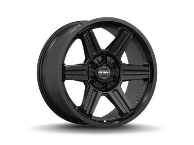 Brink Wheels Fang Nocturnal Black 6-Lug Wheel; 20x9; 18mm Offset (21-24 F-150)
