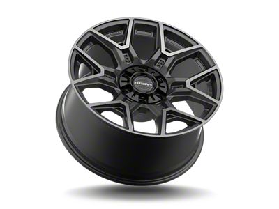 Brink Wheels Insurgent Smoke Machined Titanium 6-Lug Wheel; 22x10; 12mm Offset (21-24 F-150)