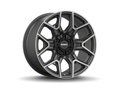 Brink Wheels Insurgent Smoke Machined Titanium 6-Lug Wheel; 20x9; 0mm Offset (19-25 RAM 1500)