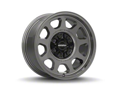 Brink Wheels Alpine Vivid Titanium 6-Lug Wheel; 17x8.5; 0mm Offset (19-23 Ranger)