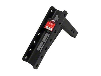 bROK 2-Inch Reciever Channel Mount Hitch; 8-Inch Drop (Universal; Some Adaptation May Be Required)