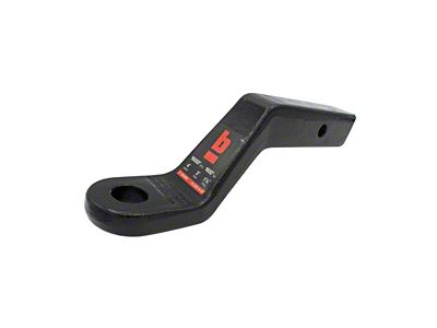 bROK 2-Inch Receiver Forged Hitch Ball Mount; 4-Inch Drop (Universal; Some Adaptation May Be Required)