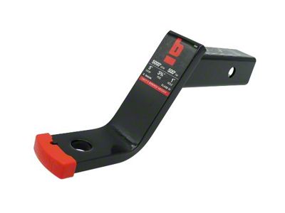 bROK 2-Inch Receiver Hitch Ball Mount; 5-Inch Drop (Universal; Some Adaptation May Be Required)