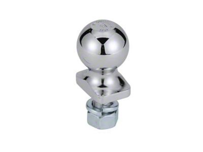 bROK 2-Inch Trailer Hitch Ball; 1-1/2-Inch Shaft; 3500 lb.