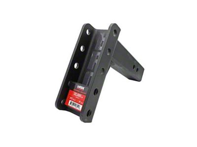 bROK 2.50-Inch Reciever Channel Mount Hitch; 4-Inch Drop (Universal; Some Adaptation May Be Required)