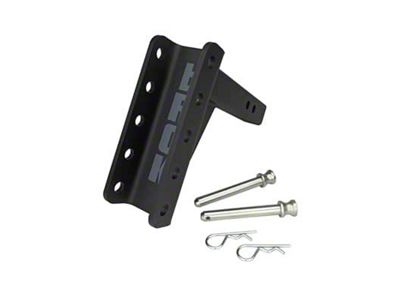 bROK 2-Inch Reciever Channel Mount Hitch with Pins and Clips; 4-Inch Drop (Universal; Some Adaptation May Be Required)